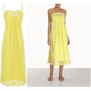 Zimmermann yellow dress size 3